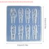Nails DIY Design Manicure Tools Cartoon Mini Snake Silicone Nail Mold Nail Stamping Stereoscopic Decorations