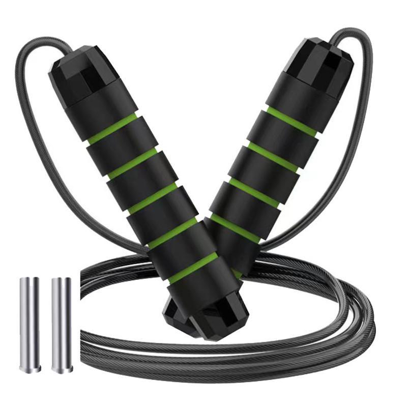 1 Set Anti-Tangling Steel Wire Jump Rope Adjustable For Skipping Fitness Workout Home Sport Training Equipment