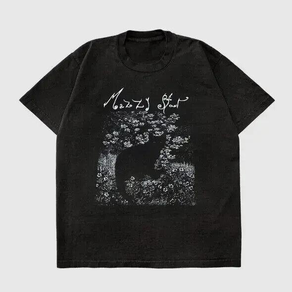 Футболка Mazzy Star Cat Топы футболки Мужская Женская, Альтернативный рок 90-х, Футболка Hope Sandoval