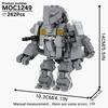 MOOXI Серия Фильмы MOC Набор Кирпичиков Фигурка BrickHeadzed Модель DIY Строительные Блоки Монтессори Детские Обучающие Игрушки Для Детей Подарок