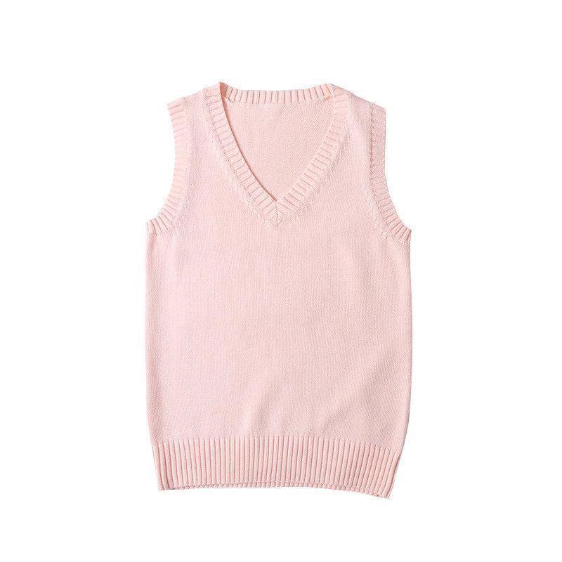 Women’s Grey Knit Vest - Japanese Academy Style School Uniform Top