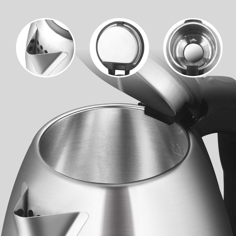 2L Electric Kettle Stainless Steel Electric Tea Kettle Fast Boiling Water Automatic Power Off Anti Dry Boiling Hot Water Kettle