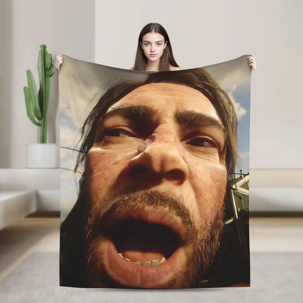 Плед Arthur Morgan Ультрамягкий Плед-покрывало для кровати 50x60 дюймов Различные размеры Пледы и одеяла