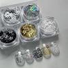Mini Sparkling Hollowed-Out Pentagram Nail Glitter Nail Art Accessories Glitter Powder Sequin Art Decorations Manicure Tool