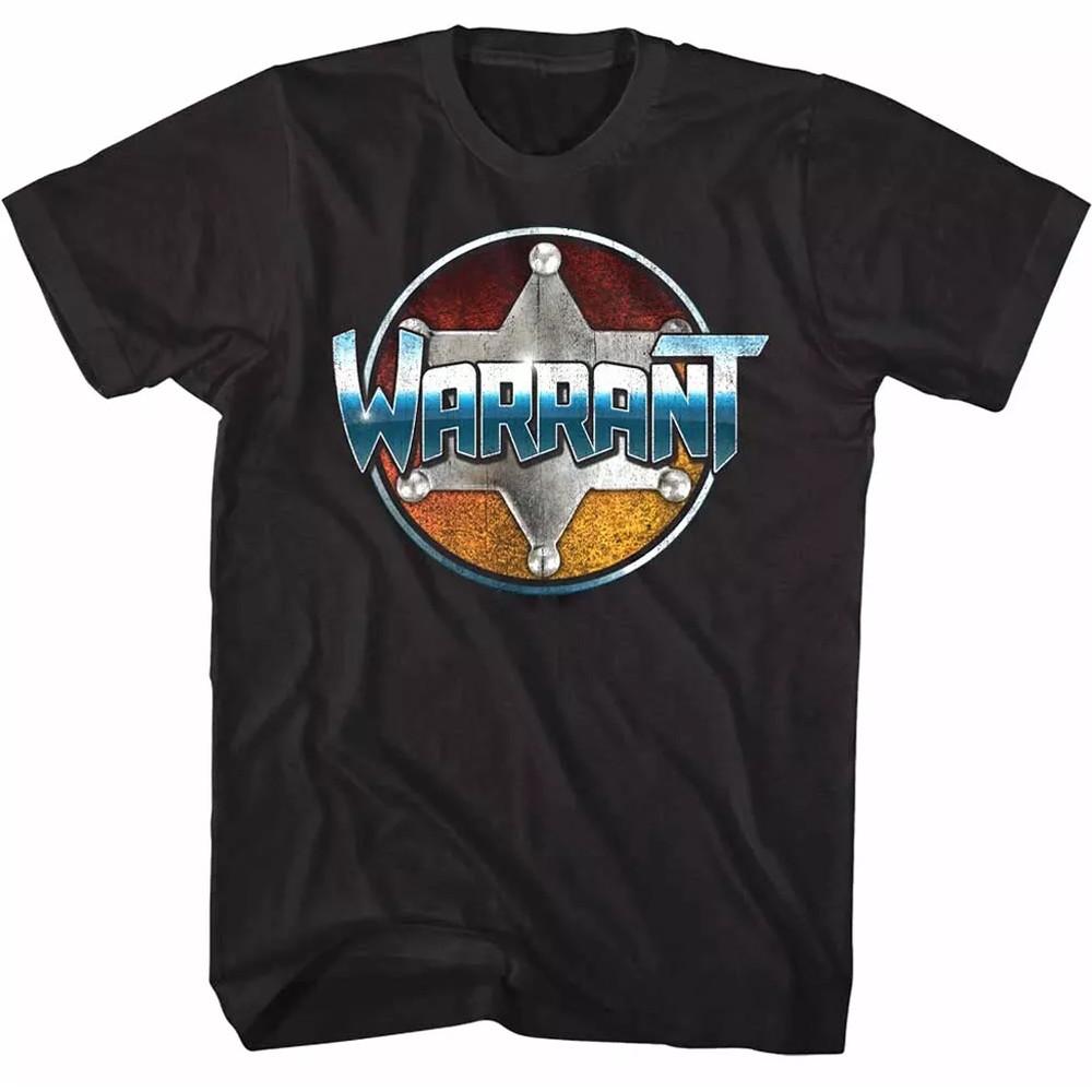 SALE Warrant Band Logo black T-shirt short sleeve All sizes S to 45XL Unisex T-Shirt