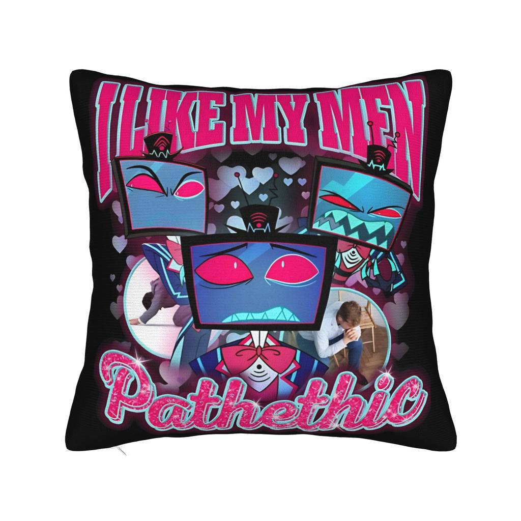 Hazbines отели alastor vox Наволочка Мерч Печать Чехол для подушки Наволочки Декор гостиной Квадратный Разные размеры