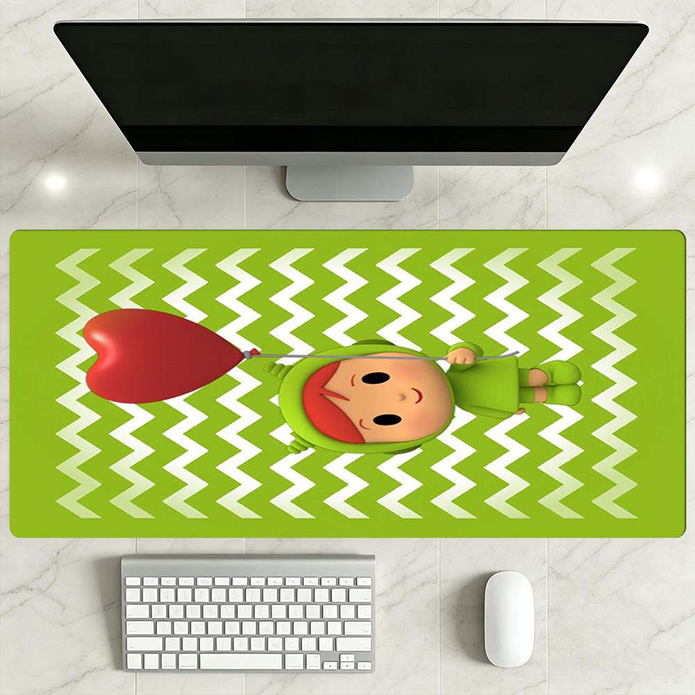 Pocoyo Gaming Mouse Pad Keyboard Mat Desktop Mouse Pad Non-Slip Rubber Base Suitable for Office Gaming PC Laptop