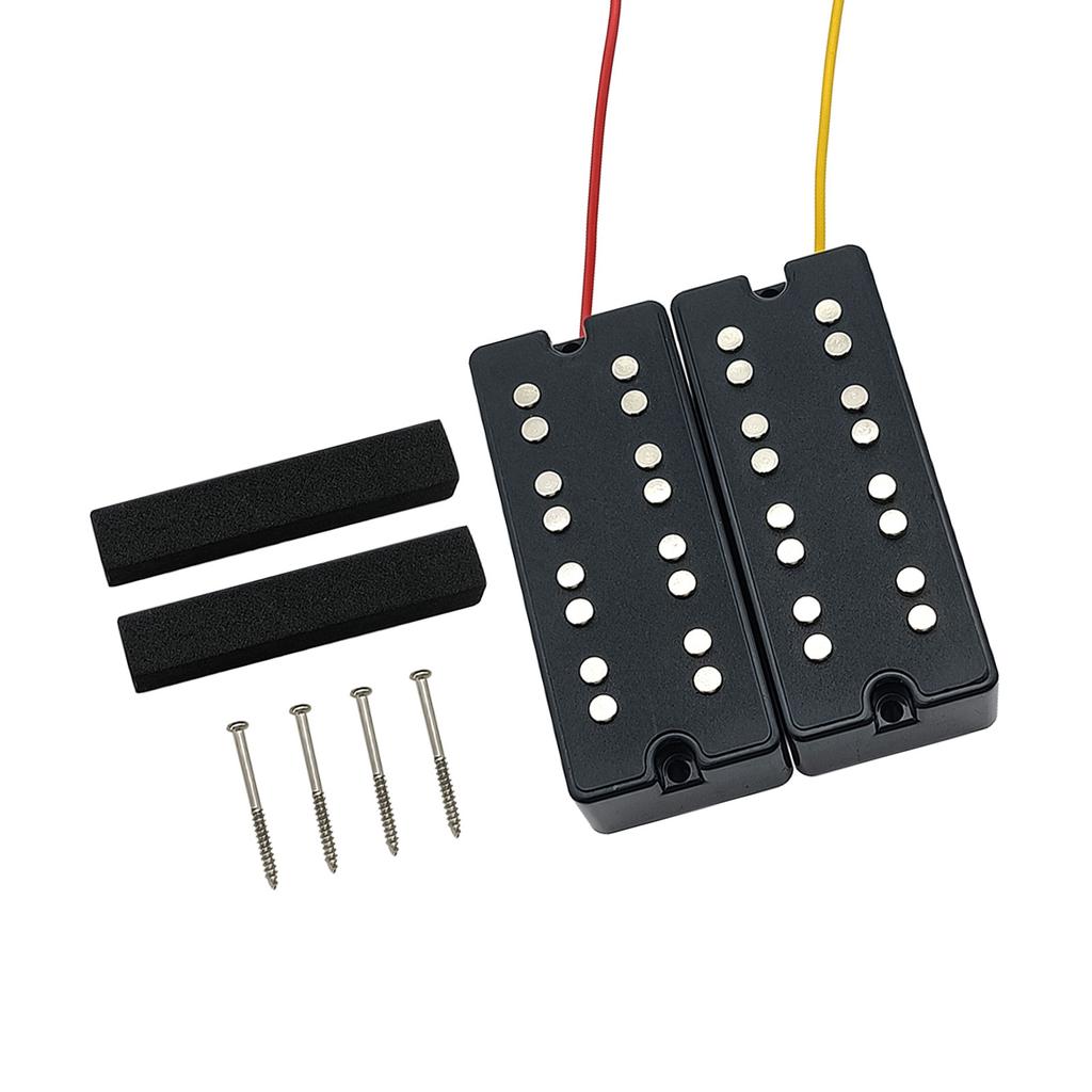 4 струны бас-гитара звукосниматель двойной катушки бас звукосниматель керамический магнит для бас-гитары запасная часть