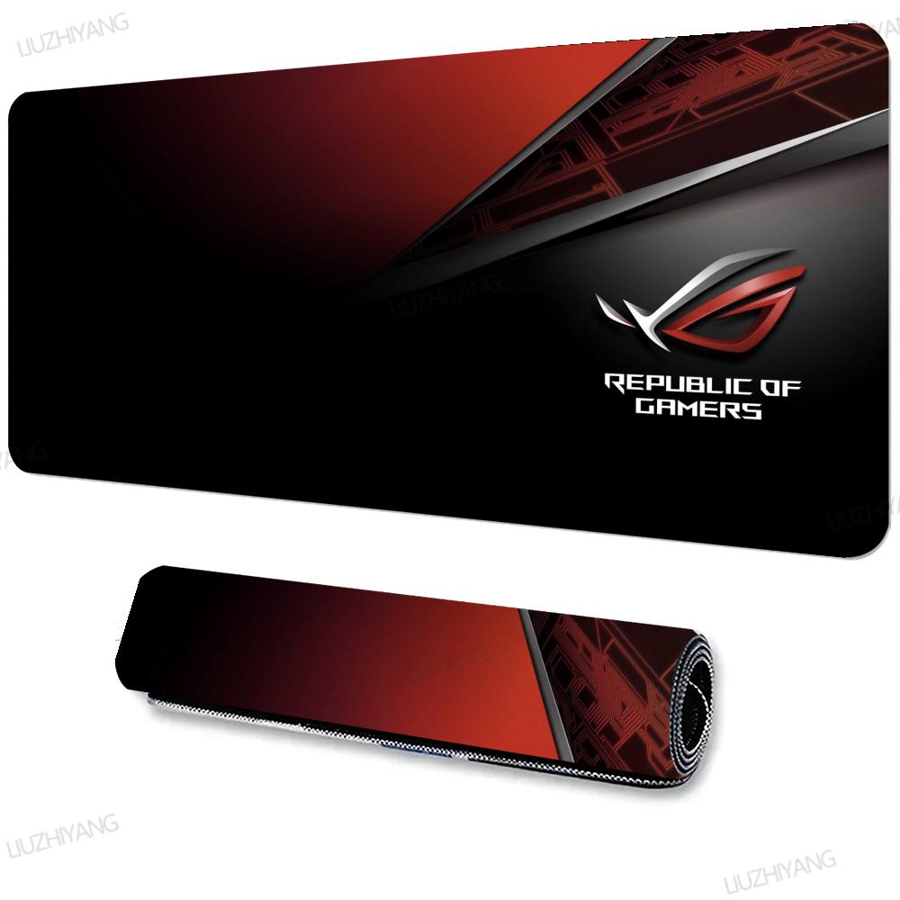Cool Black Game Player Mousepad XXL Large Home Desk Protector Mat Washable Desktop Mouse Pad Anti-slip Rubber Long Table Mats