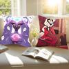 H-Hazbin Hotel Cartoon Animation Cushion Cover Pillowcase Upholstery Sofa Throw Pillow Home Decor Pillowcas