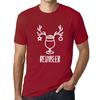 Ultrabasic Graphique Homme Reinbeer T-Shirt Cadeau Imprime Tee-shirt