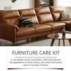 Premium Furniture Care Set - Dual-Action Wood Polish & Leather Conditioner for Deep Nourishment, Non-Greasy Shine, Portable Maintenance Kit for Home &