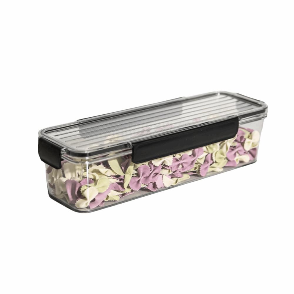 Sealed Pasta Storage Container Clear Plastic Fresh Keeper Box Spaghetti  Noodle Organizer  Fridge