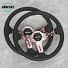 JDM Sakura Flower Spoke Steering Wheel 14inch Modified Car Sports Drift Steering Wheel for Universal
