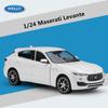 1/24 WELLY Maserati Levante SUV Alloy Car Model Diecasts Metal Toy Vehicles Car Model High Simulation Collection Childrens Gifts