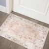 Small Washable Rugs Carpet Mat Non Slip Boho Vintage Distressed Farmhouse Home Decoration For Entryway Kitchen Bathroom Bedroom