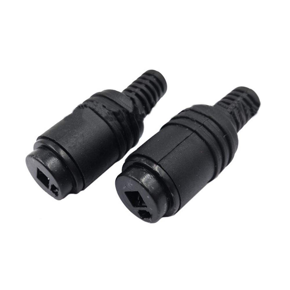 2 Pin DIN Female Socket Pair Speaker Connectors with Screw Terminals for Use