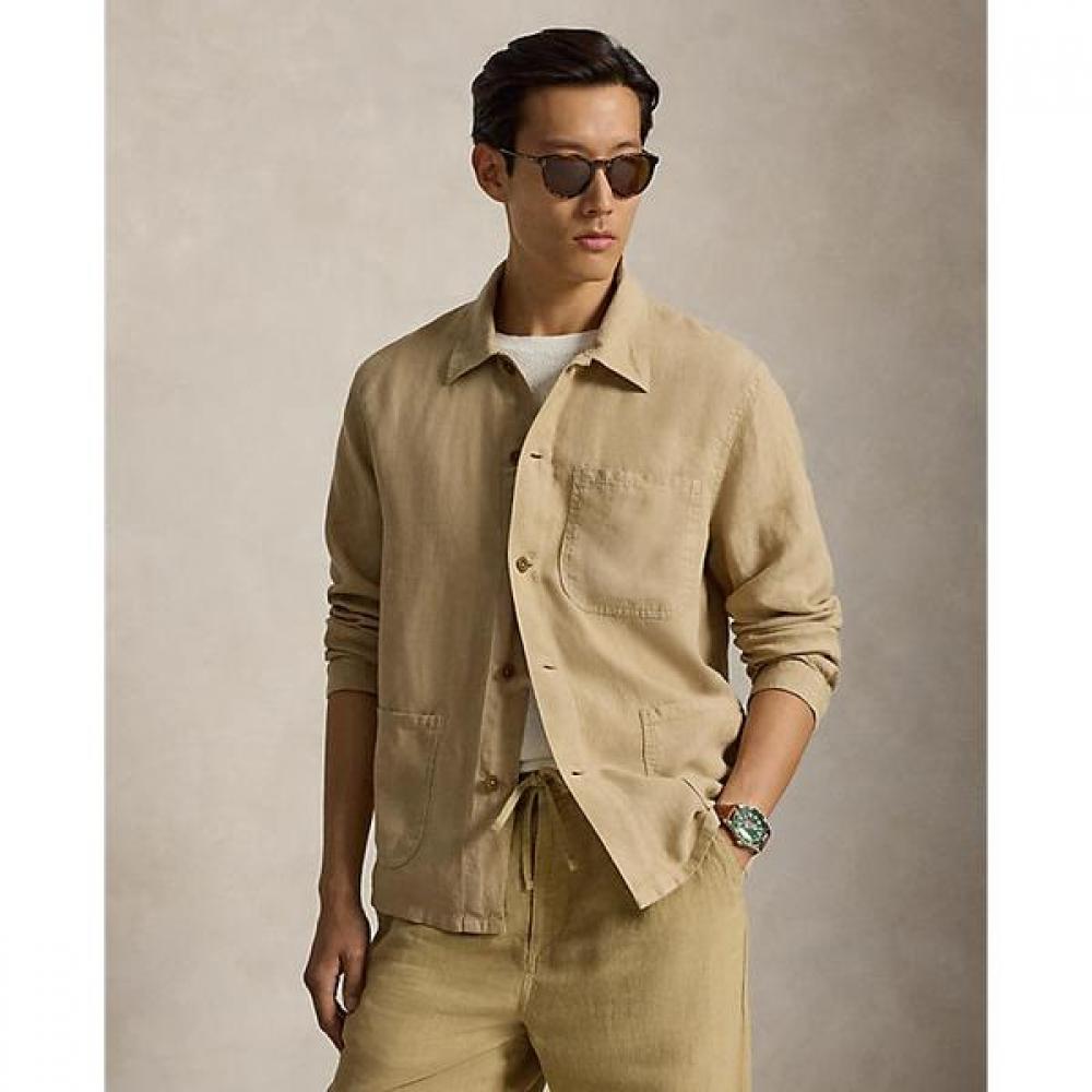 Polo Ralph Lauren Men S Linen Utility Jacket Mnpootw16021930250