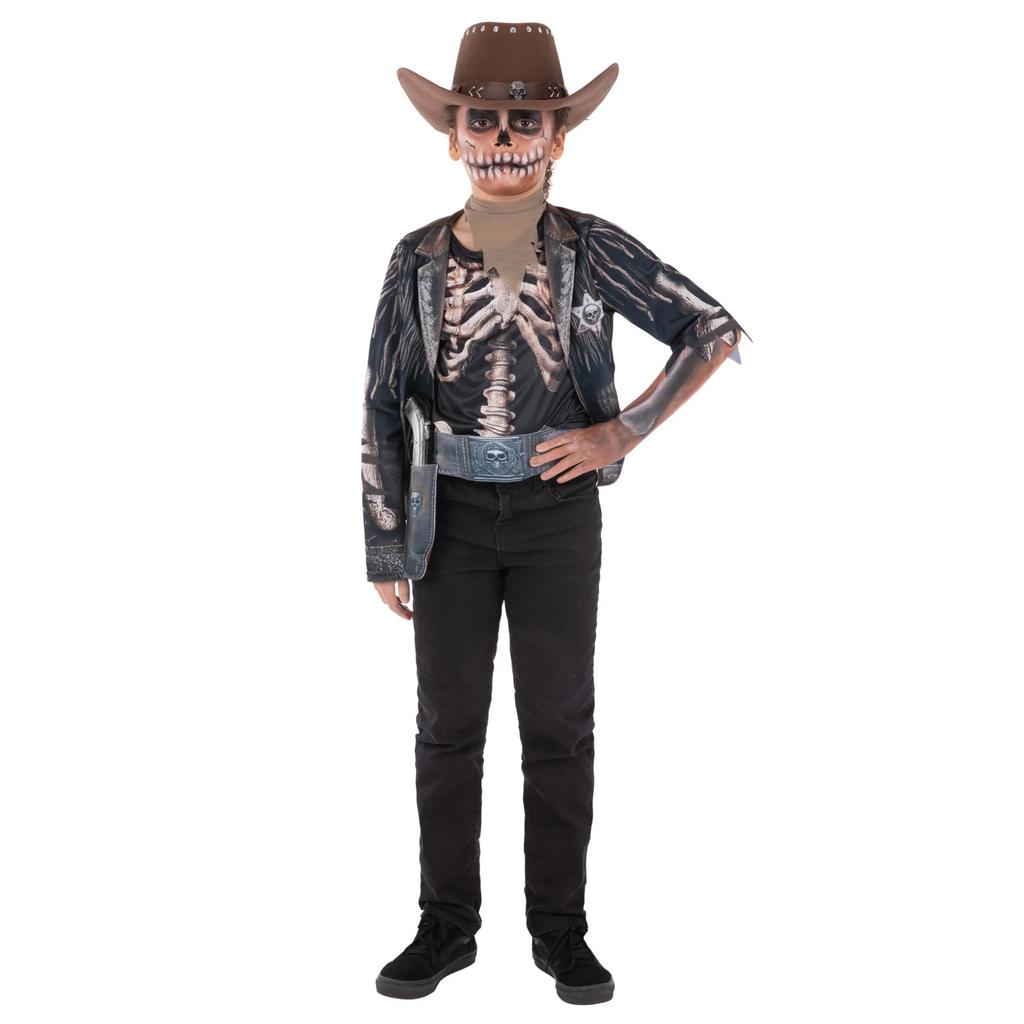 Smiffys Childrens/Kids Skeleton Cowboy Costume
