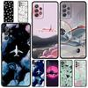 Airplane World Map Travel Phone Case for Samsung Galaxy A13 A51 A71 A21S A12 A11 A31 A41 A23 A53 A73 A52 A32 5G A03S A01 Cover