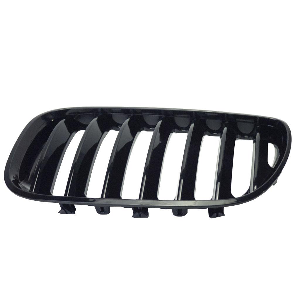 Передний капот левая правая решетка радиатора сменная решетка для BMW E53 X5 LCI 2004 2005 2006 Высококачественный глянцевый черный 1 планка Racing