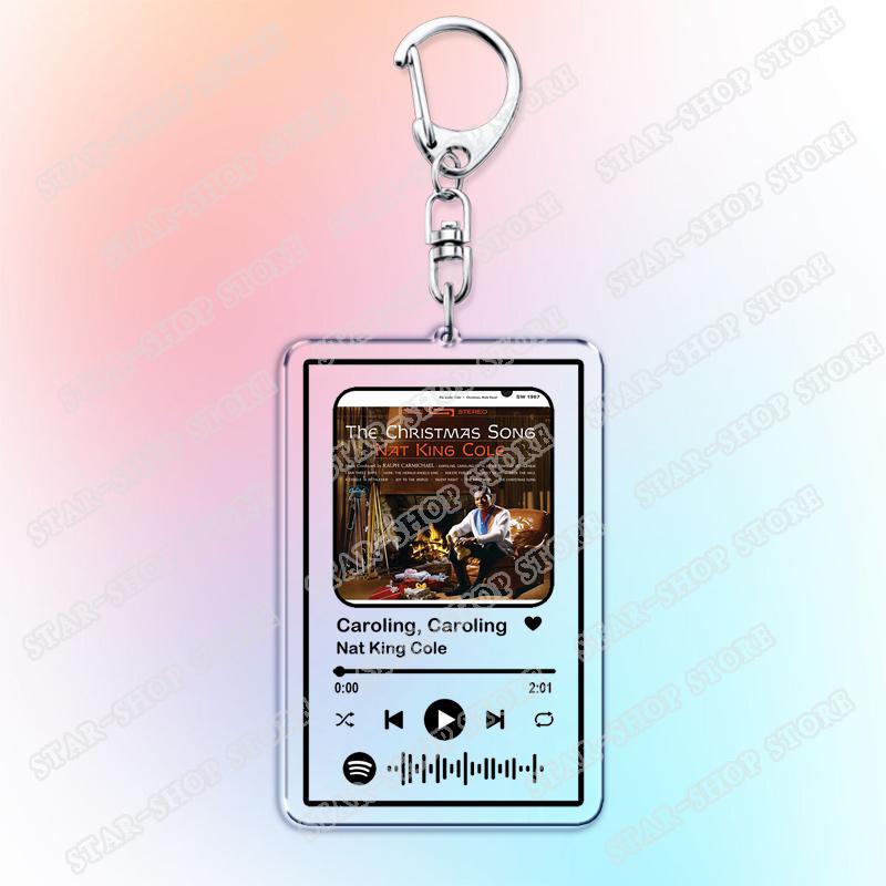 Классические рождественские песни Брелоки для Женщин Аксессуары Сумка Rockin' Around The Christmas Tree Брелоки Украшения Подарки