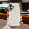 Однотонный матовый мягкий чехол для телефона с бантом для iPhone 16 Pro Max 15 Plus 14 Pro 13 12 11 тонкий чехол-бампер из кожи TPU с текстурой ударопрочный