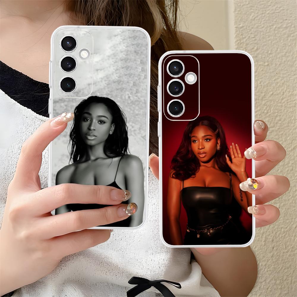 Прозрачный чехол для мобильного телефона Normani Kordei для Samsung Galaxy S25 S24 S23 S22 S21Plus FE Ultra Цветная крышка