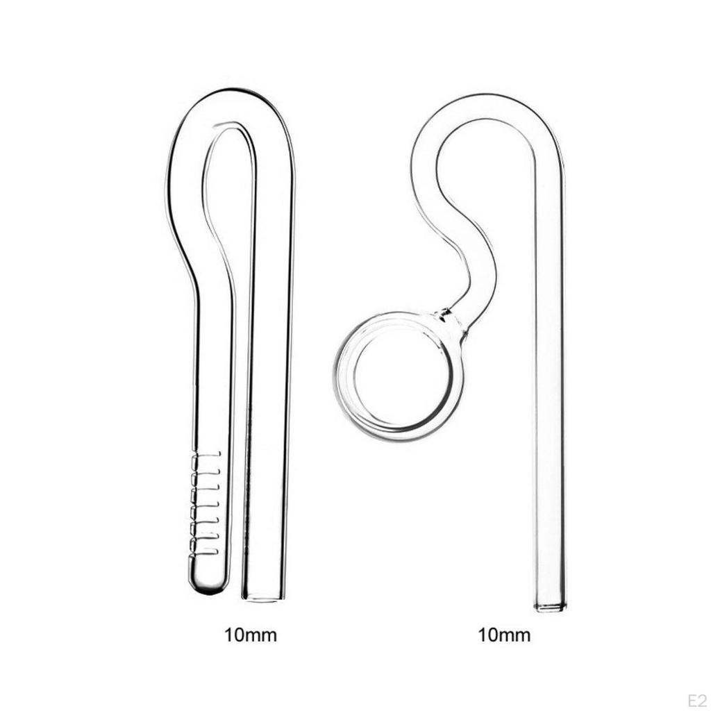 Стеклянная трубка Lily Pipe Улучшает циркуляцию воды Аквариум Вход Выход Кристально чистый