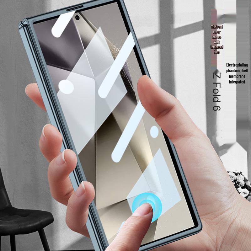 Samsung Z Fold6 Гальванизированный Прозрачный Защитный Чехол