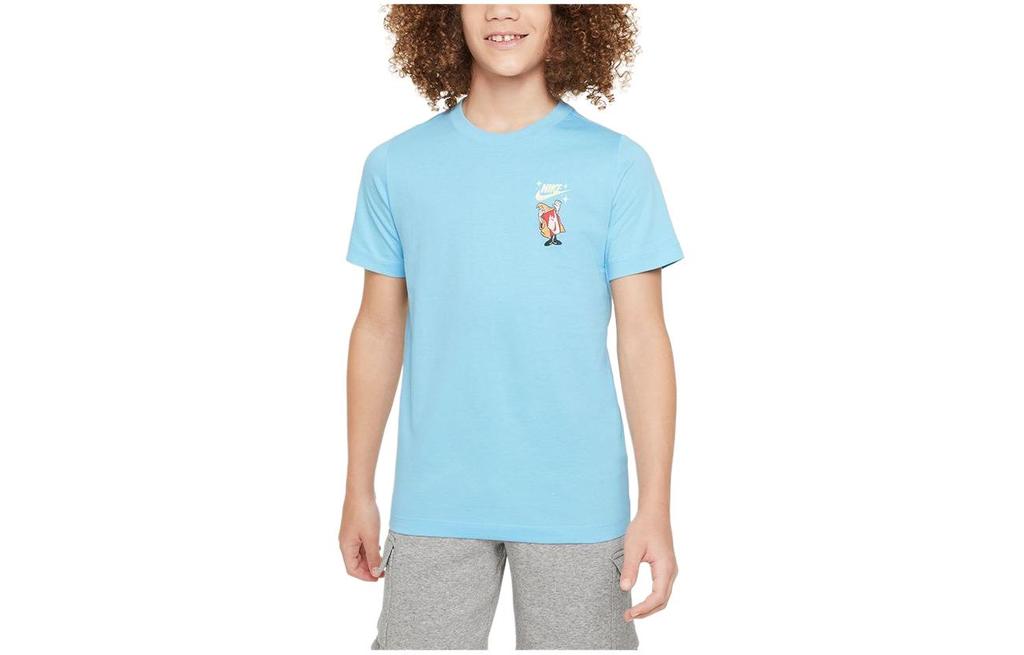 Nike Kids T Shirts Crew Neck Moderate FN9616-407