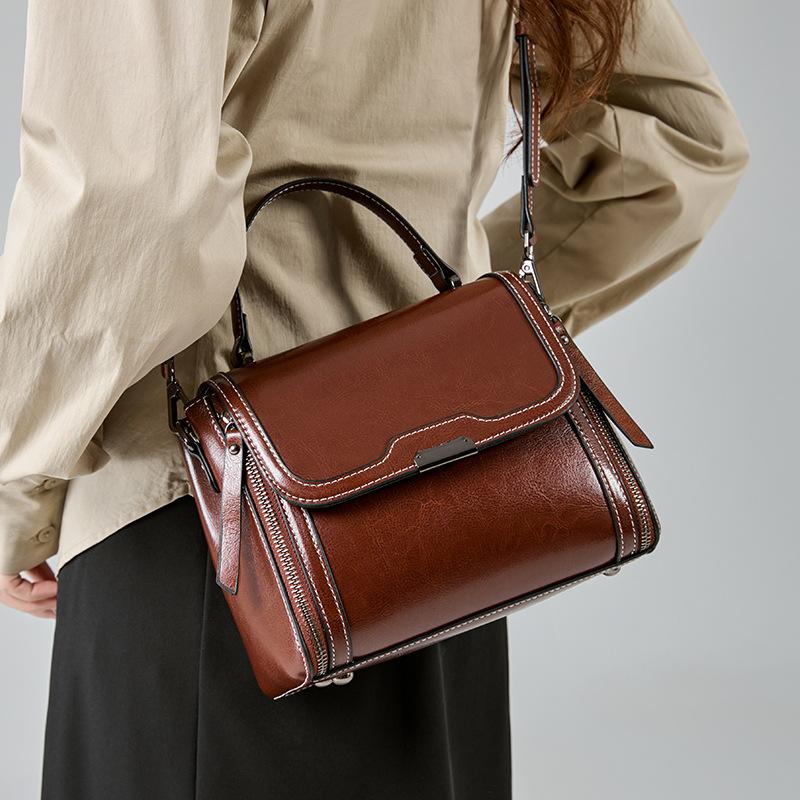 Женская сумка из натуральной кожи, женская сумка через плечо, женская сумка для поездок на работу, сумка через плечо