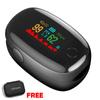Pulse Oximeter Fingertip Pulse Rate SpO2 Blood Oxygen Saturation Monitor with EVA Storage Box