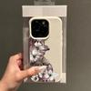 Темно-фиолетовый цветок лилии Личи текстура Чехол для телефона Для iPhone 11 12 13 14 15 16 17 Pro Max 14 15 Plus 17 Air Силиконовый Мягкий чехол