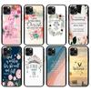 Черный чехол из ТПУ для iPhone 5 5S SE 2020 6 6S 7 8 Plus X 10 XR XS 11 12 Mini Pro MAX задняя крышка Caliber Библия Цитаты