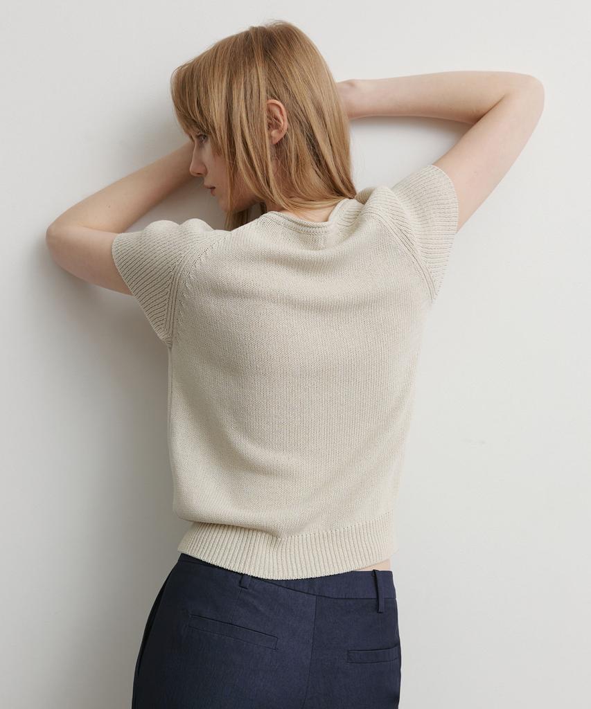 ARTID Cotton Raglan Short Sleeve Knit_3 Colors