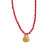 Stainless Steel Fashion Ocean Small Fish Starfish Shell Beaded Necklace Furnace Vacuum Plating 18K Real Gold