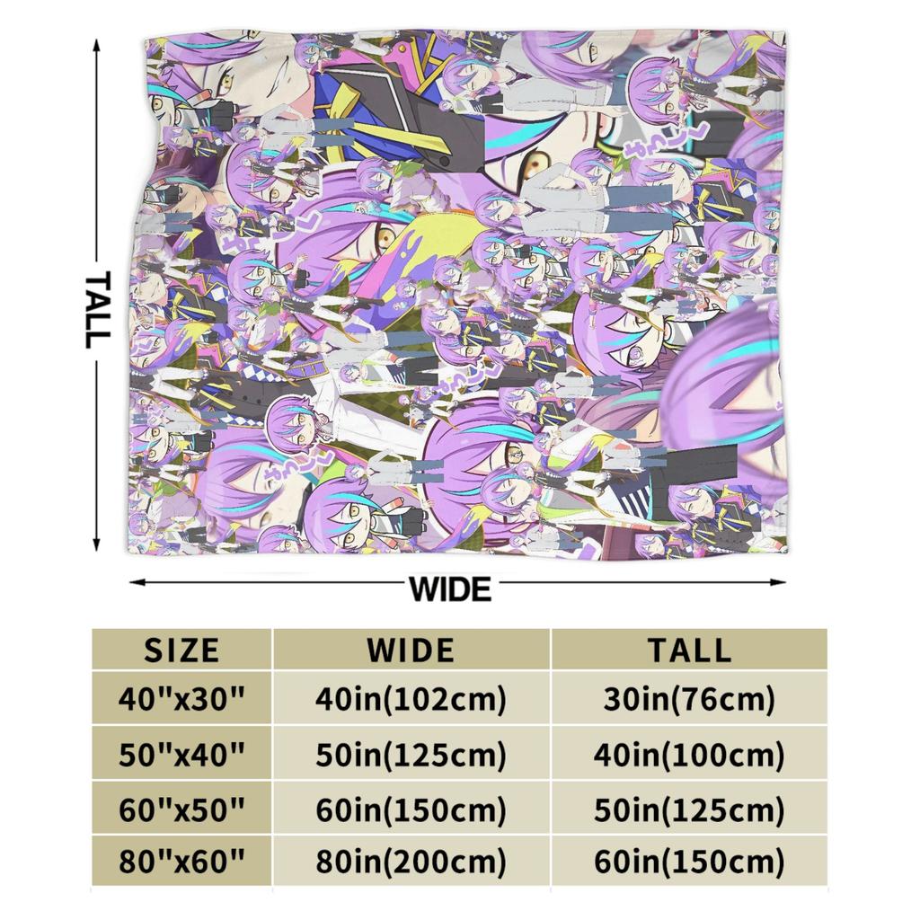 Warm BlanketStudents Decorative Rui Kamishiro Bedding Throws Flannel Bedspread For Bedroom Graphic Sofa Bed Cover