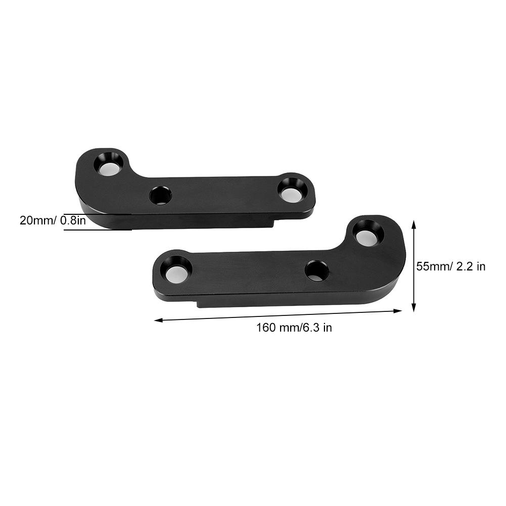 Car Steering Drift Lock Adapter Increasing Turn Angle 25%-30% Fits for E36 M3(Black )