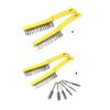 Steel Wire Brush 10Inch Hard Scratch Brushes With Hangable Handles For Workshop Home Use