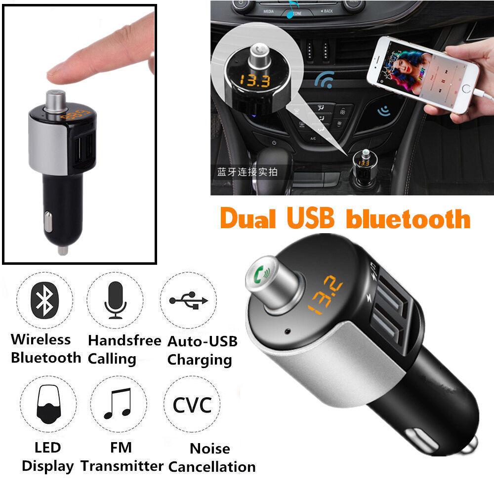Премиум Качество Беспроводной Bluetooth FM-передатчик Handsfree Автомобильный Комплект с USB-зарядкой