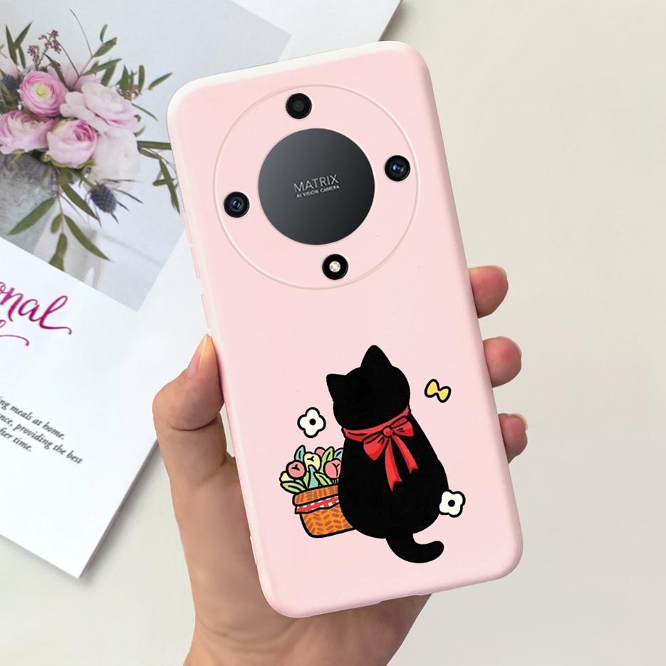 For Honor Magic6 Lite Case Magic 5 Lite Stylish Painted Cover Soft Silicone Phone Case For Honor Magic5 Lite Magic 6 Lite Bumper