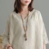 Unisex Tibetan Ethnic Necklace: Versatile, Retro-Style Jewelry with Wooden Accents for Cotton and Linen Outfits
