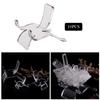 1 Acrylic Triangle Display Holder, Clear Plastic Easel Stands for Rock Mineral Agate