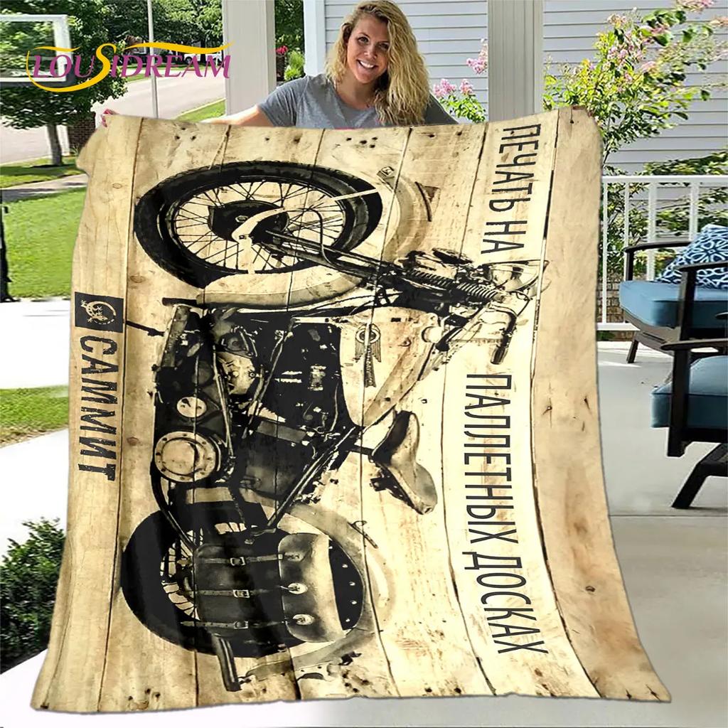 Мягкое плюшевое одеяло с черепом в стиле ретро, фланелевое одеяло для гостиной, спальни, кровати, дивана, чехол для пикника