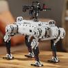 12GO96009 Modern Military Weapon Unmanned Mechanical Dog Difficult Puzzle Assembly Building Block Boys Toy