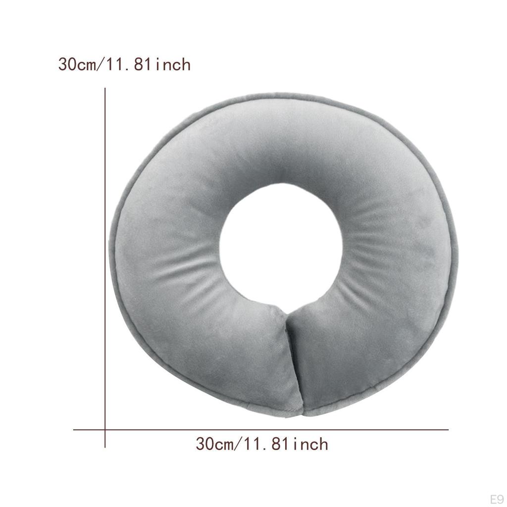 Face Down Pillow Breathable Headrest Massage Bed Comfort Memory Foam U Shape Neck