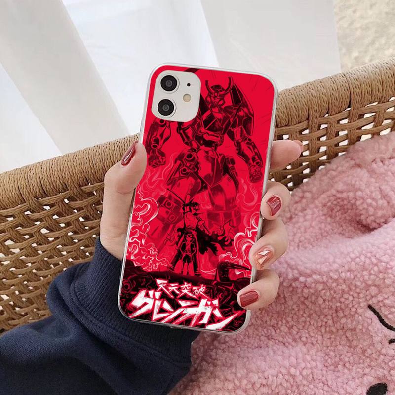 Чехол Tengen Toppa Gurren Lagann для iPhone 11 12 13 mini pro XS MAX 8 7 6 6S Plus X 5S SE 2020 XR