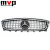 TXVBT1 Hot 2026 New For Benz Chrome GTR Style Upper Grille With Silver OE Style Badge Star Emblem Logo For Mercedes Benz CLS-Class W218