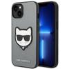 Чехол для iPhone 14 Plus Karl Lagerfeld Hardcase Saffiano Серебристый